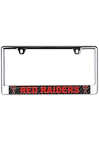 Texas Tech Red Raiders Carbon Fiber License Frame