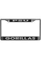 Pitt State Gorillas Black and Silver License Plate Frame - Silver