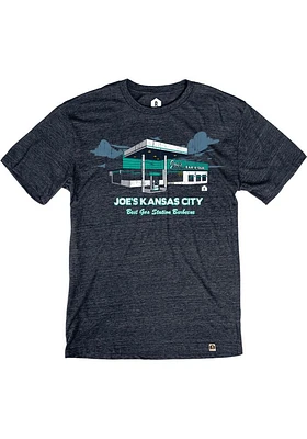 Rally Kansas City Navy Blue Best Gas Station Short Sleeve Fashion T Shirt