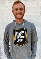 Rally Pittsburgh Mens Grey IC Light Long Sleeve Hoodie