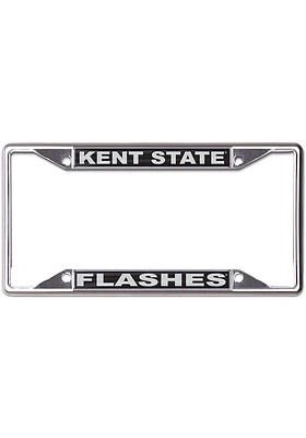 Kent State Golden Flashes Black and Silver License Frame