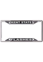 Kent State Golden Flashes Black and Silver License Frame