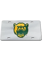 Baylor Bears Silver Mirror Car Accessory License Plate