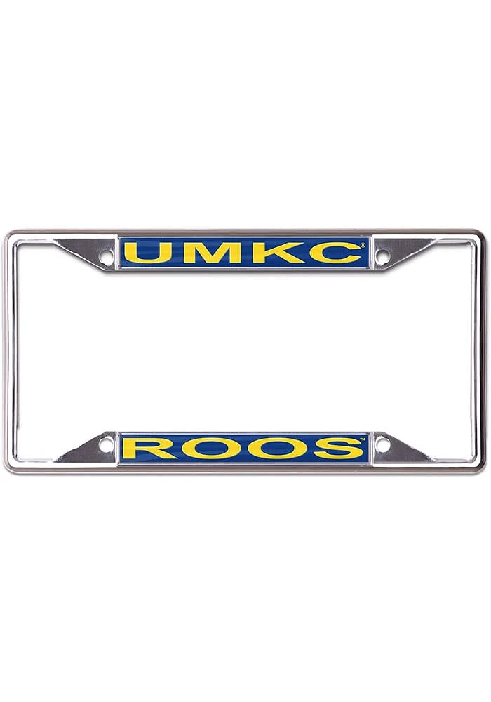 UMKC Roos Metallic Inlaid License Plate Frame - Blue