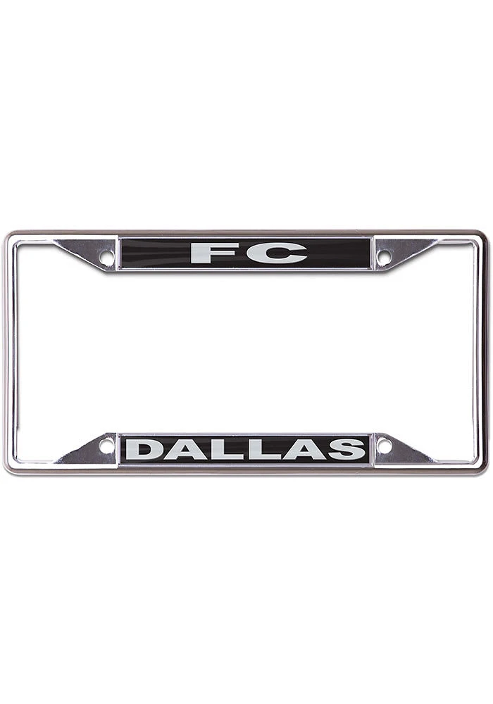 FC Dallas Black and Silver License Plate Frame - Silver