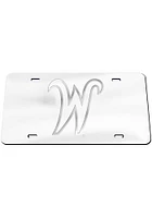 Wichita State Shockers Silver Frosted Car Accessory License Plate