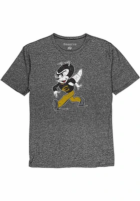 Emporia State Hornets Black Alternate Team Logo Short Sleeve Fashion T Shirt