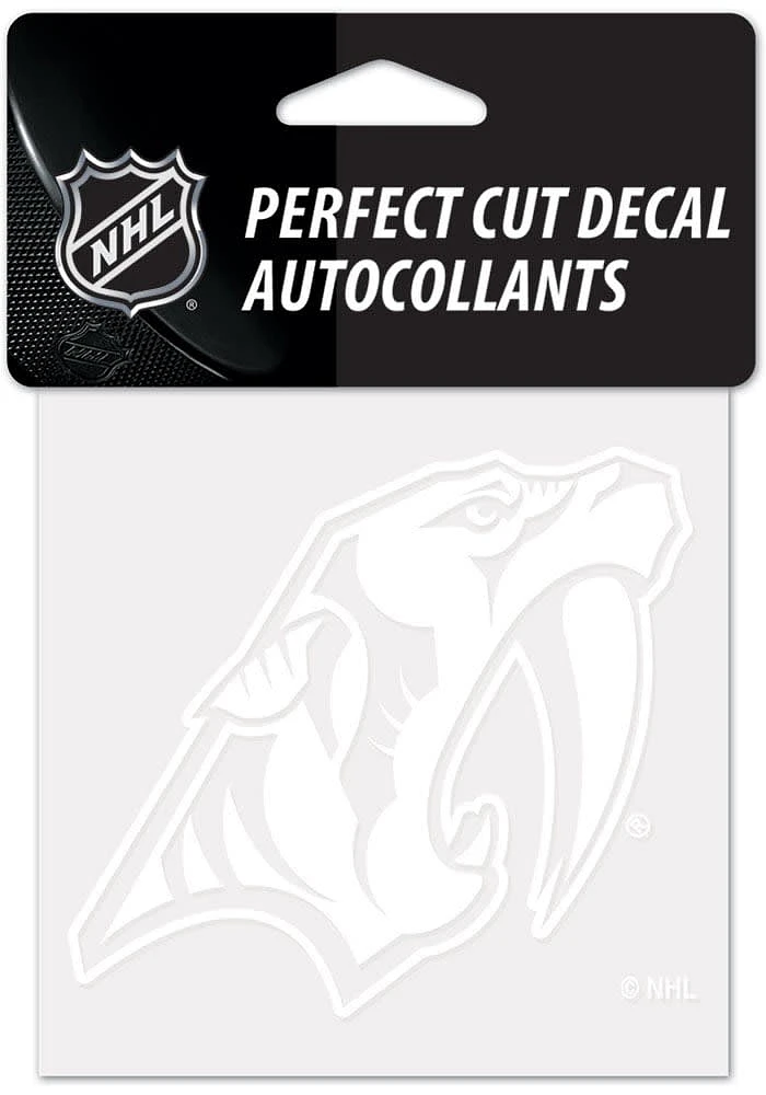 Nashville Predators 4x4 Inch Auto Decal