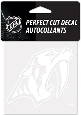 Nashville Predators 4x4 Inch Auto Decal