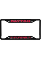 Dayton Flyers Carbon Fiber License Plate Frame - Black