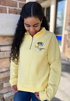 Missouri Tigers Womens Yellow Folly Crest Qtr Zip