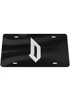 Duquesne Dukes Black Silver on Black Car Accessory License Plate
