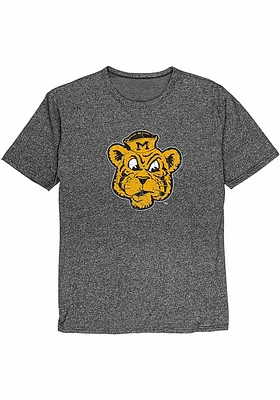 Missouri Tigers Black Vintage Logo Short Sleeve Fashion T Shirt