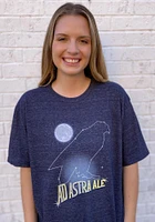 Rally Lawrence Navy Blue Ad Astra Constellations Short Sleeve Fashion T Shirt