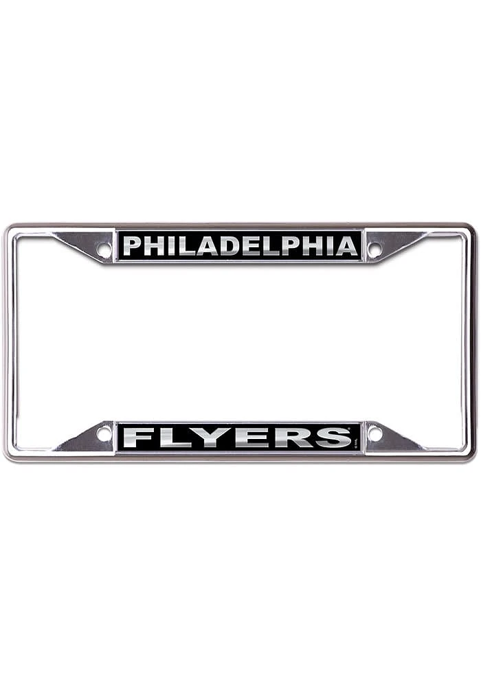 Philadelphia Flyers Black and Silver License Plate Frame - Black