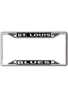 St Louis Blues Black and Silver License Plate Frame - Black