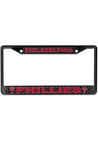 Philadelphia Phillies Carbon Fiber License Plate Frame - Black