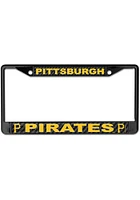 Pittsburgh Pirates Carbon Fiber License Plate Frame - Black