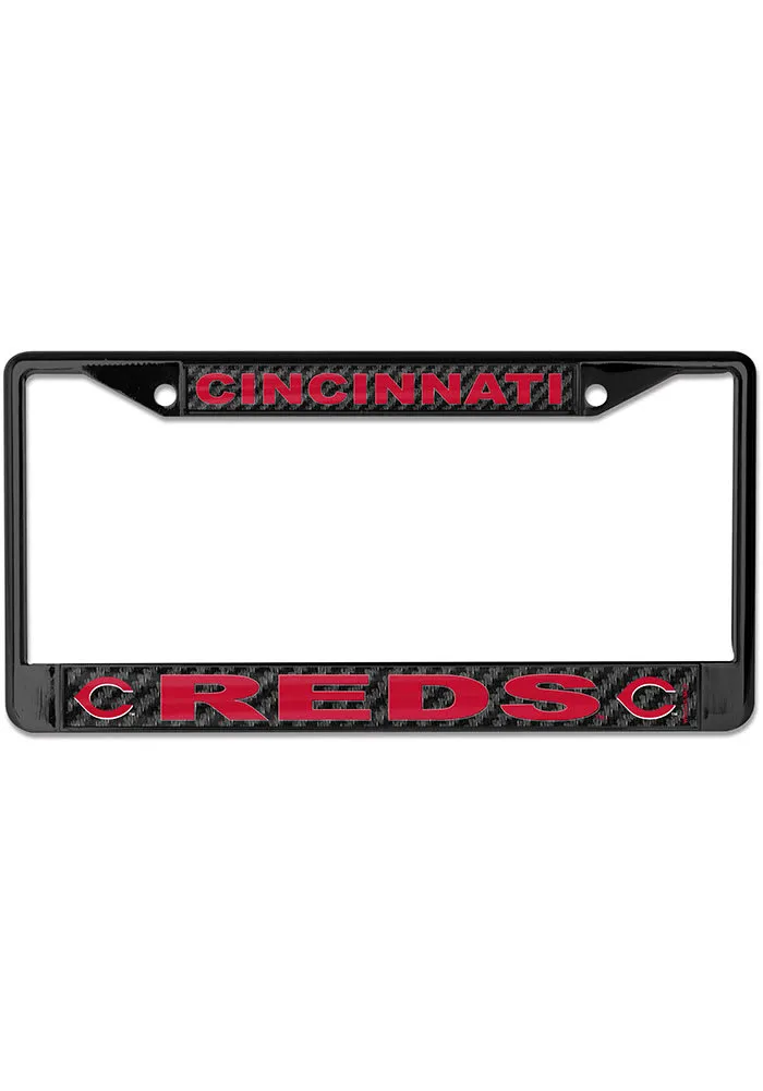 Cincinnati Reds Carbon Fiber License Frame