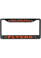 Philadelphia Flyers Carbon Fiber License Plate Frame - Black