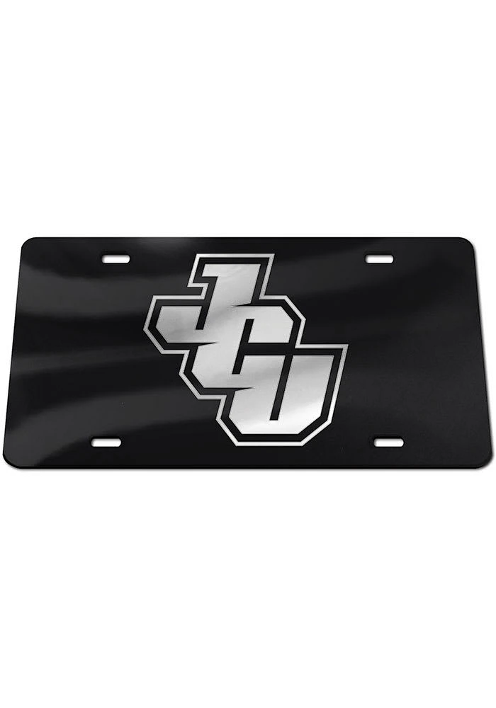 John Carroll Blue Streaks Black Silver Team Logo Black Car Accessory License Plate