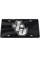 John Carroll Blue Streaks Black Silver Team Logo Black Car Accessory License Plate