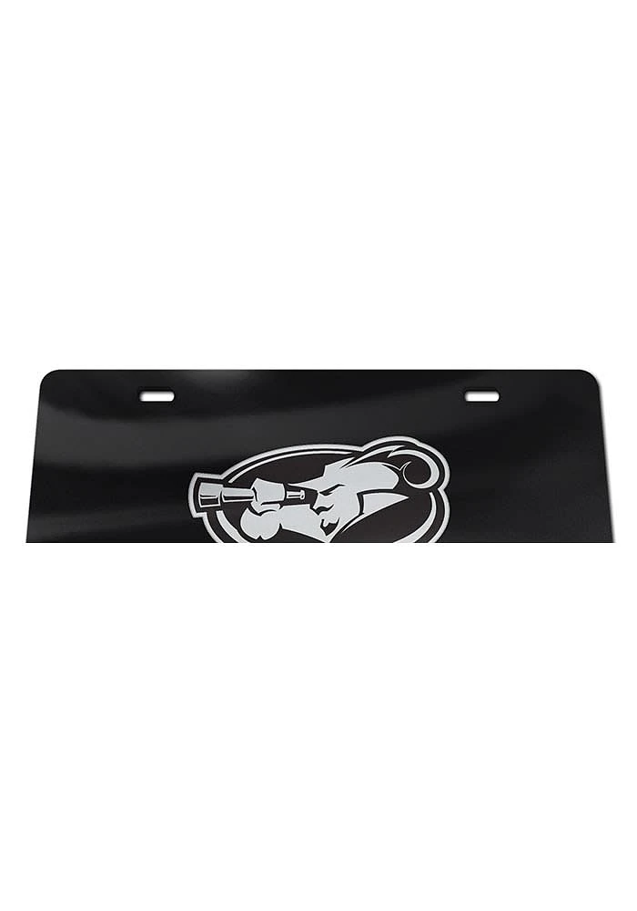 La Salle Explorers Silver Team Logo Black Car Accessory License Plate