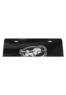 La Salle Explorers Silver Team Logo Black Car Accessory License Plate