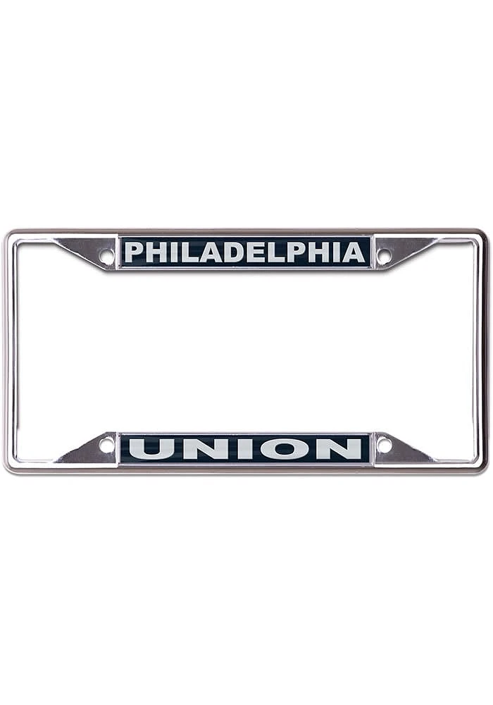 Philadelphia Union Black and Silver License Plate Frame - Silver