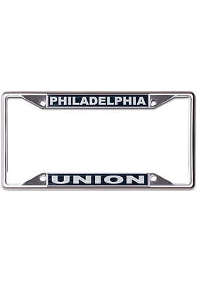 Philadelphia Union Black and Silver License Plate Frame - Silver