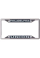 Philadelphia Union Black and Silver License Plate Frame - Silver