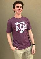 Texas A&M Aggies Maroon Mock Twist Short Sleeve Fashion T Shirt