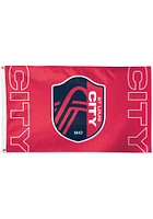 St Louis City SC 3x5 Silk Screen Grommet Flag