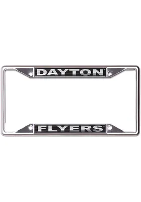 Dayton Flyers Black and Silver License Frame