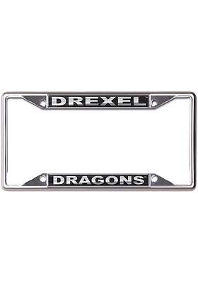 Drexel Dragons Black and Silver License Frame