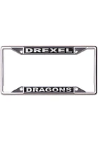 Drexel Dragons Black and Silver License Frame