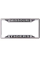 Missouri Tigers Black and Silver License Plate Frame - Black