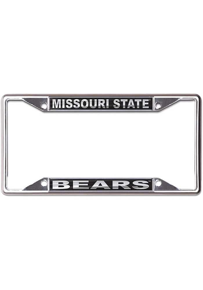 Missouri State Bears Black and Silver License Frame