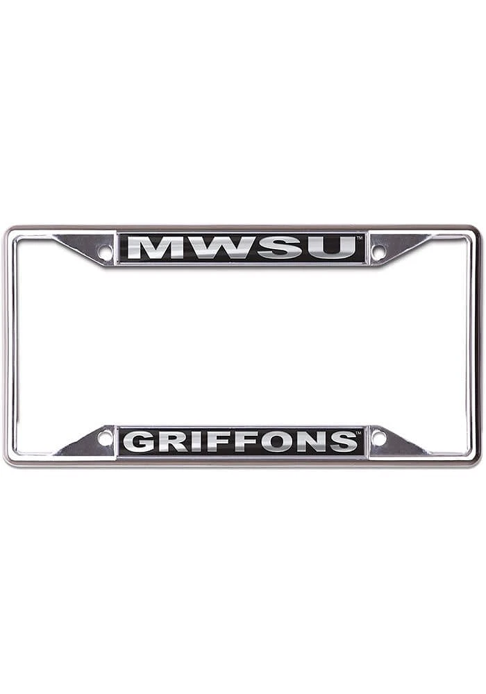 Missouri Western Griffons Black and Silver License Frame