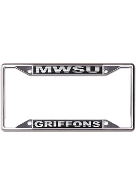Missouri Western Griffons Black and Silver License Frame