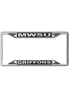 Missouri Western Griffons Black and Silver License Frame
