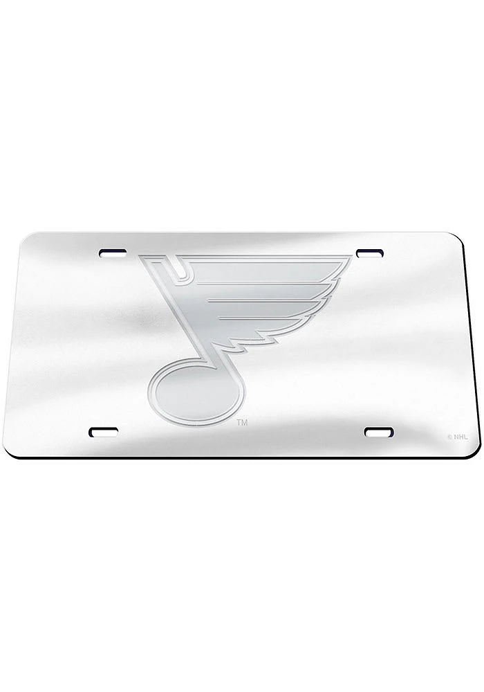 St Louis Blues Frosted Car Accessory License Plate