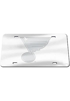 St Louis Blues Frosted Car Accessory License Plate