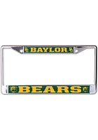 Baylor Bears Mega Team Logo License Plate Frame - Silver