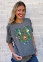 Rally Kansas City Grey German Heart Short Sleeve Fashion T Shirt