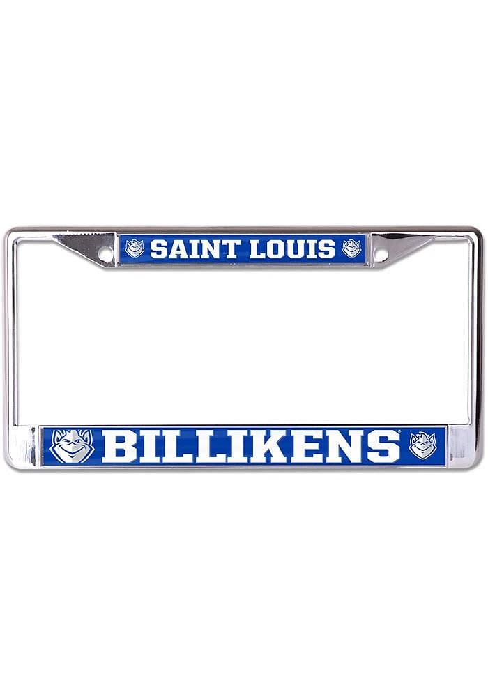 Saint Louis Billikens Mega Logo License Plate Frame - Silver