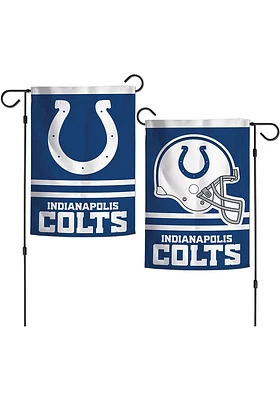 Indianapolis Colts 2 Sided Garden Flag - Blue