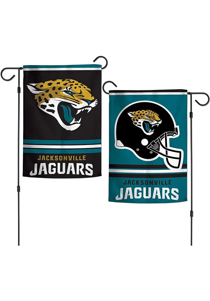 Jacksonville Jaguars 2 Sided Garden Flag - Black