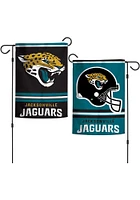 Jacksonville Jaguars 2 Sided Garden Flag - Black