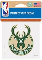 Milwaukee Bucks 4x4 inch Auto Decal - Green